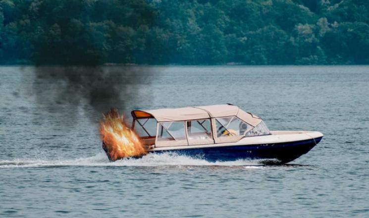 What Should You Do if a Boat Motor Catches Fire?