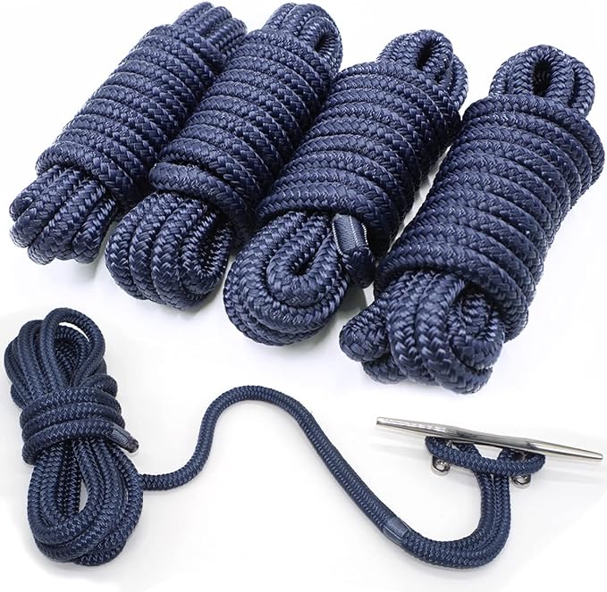 Marine-Grade Double-Braided Nylon Dock Rope